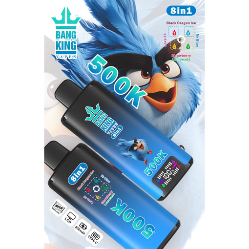 Bang King 500K 8-in-1 Angry Birds Edition Disposable Vape-500,000 Puffs | Switch Without Limits - Image 2