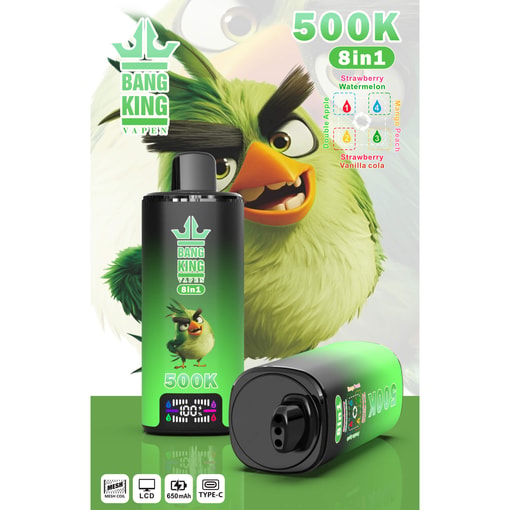 Bang King 500K 8-in-1 Angry Birds Edition Disposable Vape-500,000 Puffs | Switch Without Limits - Image 5