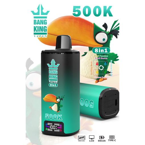 Bang King 500K 8-in-1 Angry Birds Edition Disposable Vape-500,000 Puffs | Switch Without Limits - Image 7