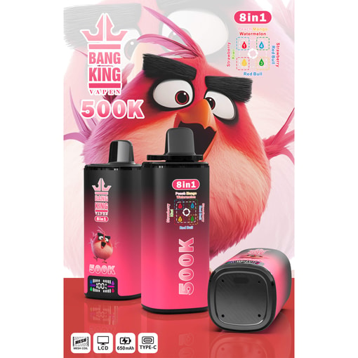 Bang King 500K 8-in-1 Angry Birds Edition Disposable Vape-500,000 Puffs | Switch Without Limits - Image 8