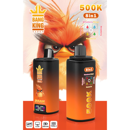 Bang King 500K 8-in-1 Angry Birds Edition Disposable Vape-500,000 Puffs | Switch Without Limits - Image 9