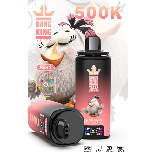 Bang King 500K 8-in-1 Angry Birds Edition Disposable Vape-500,000 Puffs | Switch Without Limits - Image 10