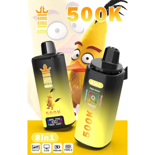 Bang King 500K 8-in-1 Angry Birds Edition Disposable Vape-500,000 Puffs | Switch Without Limits - Image 11