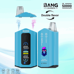 Vape desechable Bang Leader 50K - 50,000 inhalaciones | Sabor dual | Recargable tipo C | LED inteligente