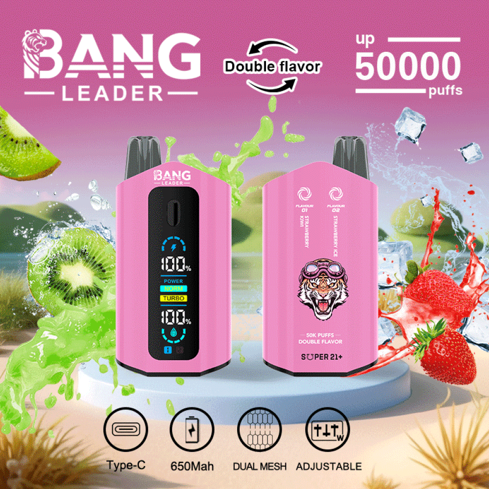 Bang Leader 50K Disposable Vape | EU Warehouse Shipping | 50000 Puffs-Dual-Flavor - Imagen 5