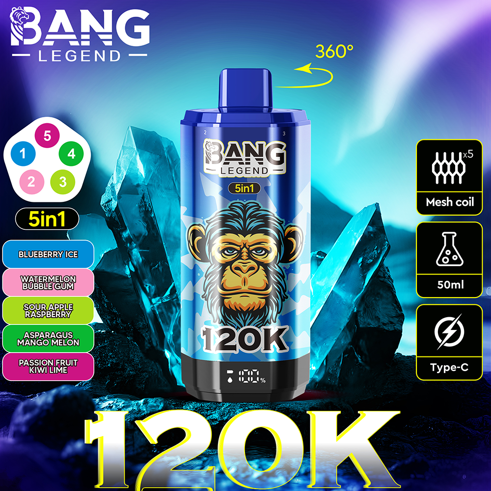 Bang Legend 120K Disposable Vape – 120,000 Puffs | Legendary Performance - 画像 4