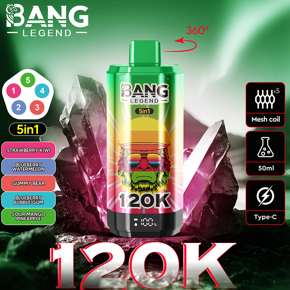 Bang Legend 120K Disposable Vape – 120,000 Puffs | Legendary Performance - 画像 8