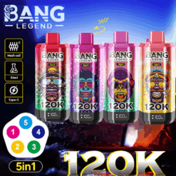 Vape desechable Bang Legend 120K - 120,000 inhalaciones | Rendimiento legendario