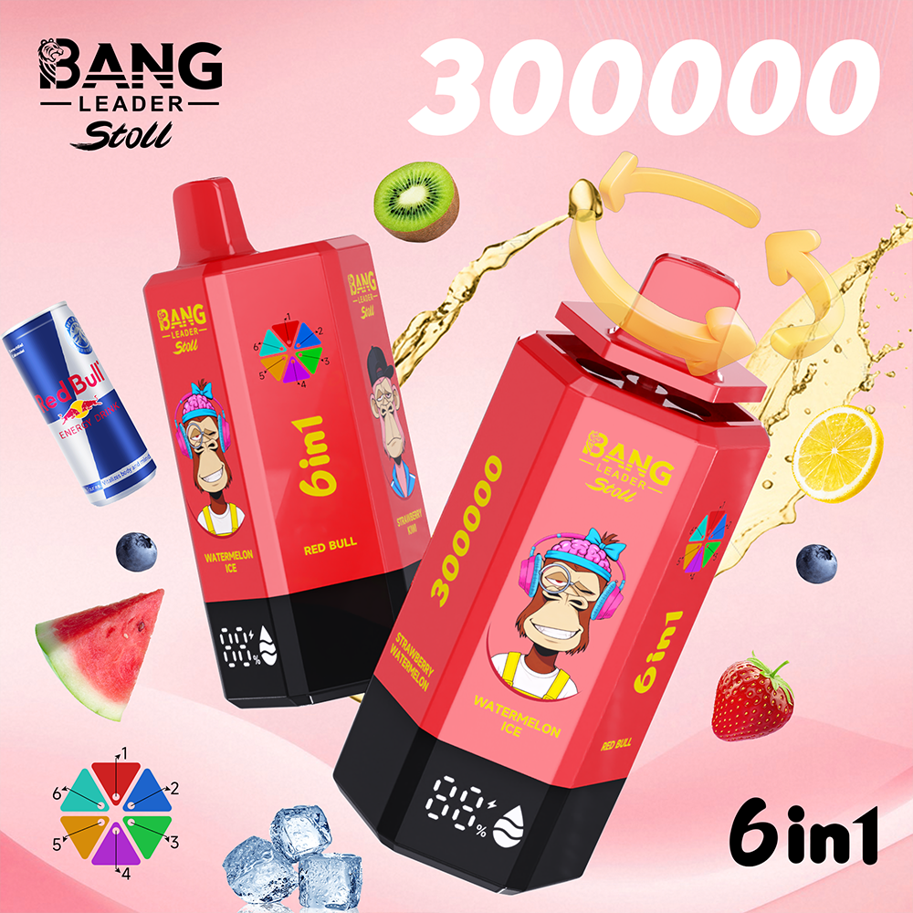 Bang Leader Stoll 300K EU Disposable Vape | 300,000 Puffs 6-in-1 Multi-Flavor | EU Warehouse Shipping - Image 9