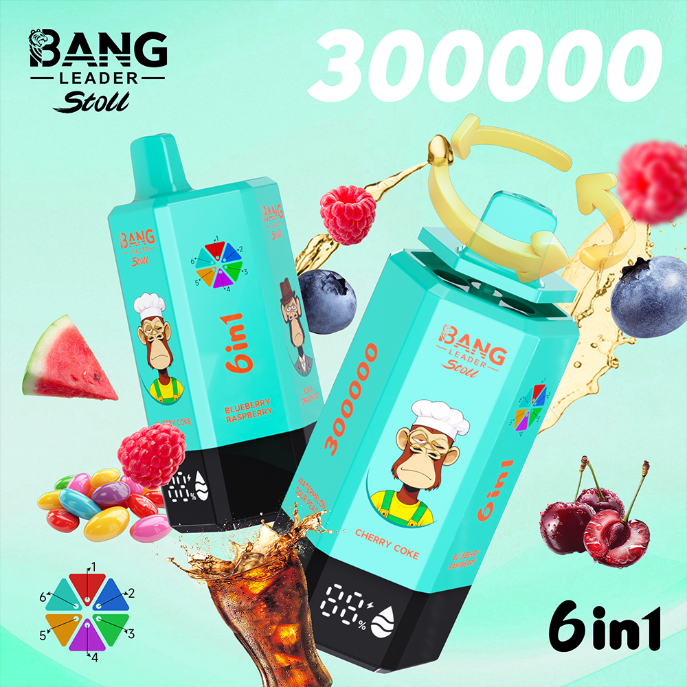 Bang Leader Stoll 300K EU Disposable Vape | 300,000 Puffs 6-in-1 Multi-Flavor | EU Warehouse Shipping - Image 10