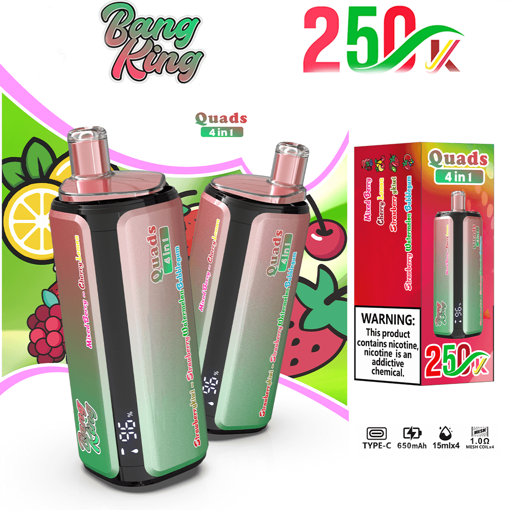 Bang King 250K 4-in-1 Disposable Vape – 250000 Puffs | Switching tastes - Image 5