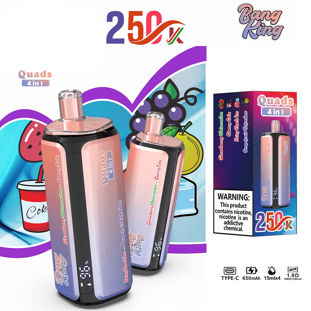 Bang King 250K 4-in-1 Disposable Vape – 250000 Puffs | Switching tastes - Image 9