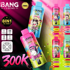 Bang Legend 300K 8-in-1 Disposable Vape – 300000 Puffs | innovative 8-in-1 multi-flavor system
